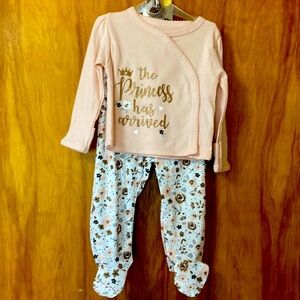 Gerber Princess 3 Piece set 3-6M NWOT
